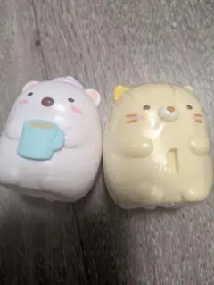 【カプキャラ すみっコぐらし10】ねこ、しろくま　すみっコぐらし　ガチャ