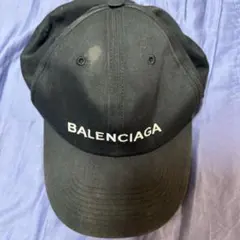 BALENCIAGA キャップ 黒 ブラック 2017年購入 帽子 - メルカリ