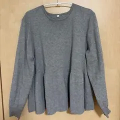 coca バックパールフレアニットトップス