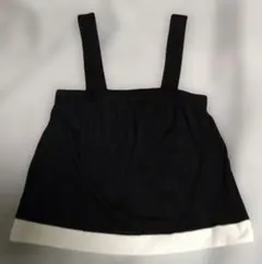UNIQLO ビスチェ ブラック ホワイト バイカラーのサムネイル
