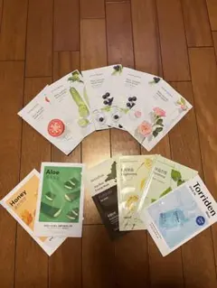 フェイスマスク 10枚セット ハニー・アロエなど