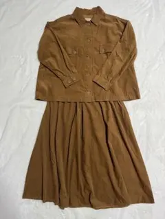 サマンサモスモス ボタン付きシャツジャケット・スカート