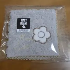 あ*こ様 MARY QUANT グレー 花柄刺繍 ハンカチのサムネイル