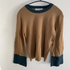 TINA:JOJUN ニット 上下セットバイカラー M