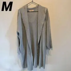 AZUL by moussy フード付きロングカーディガン （両ポケット付）