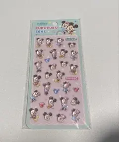 ぷくぷくシール　ミッキー&ミニー