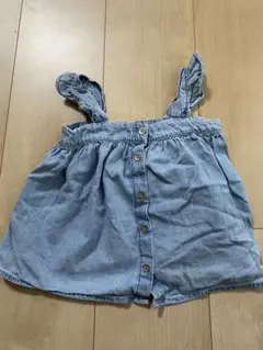Baby GAP デニムフリルトップス 2歳用