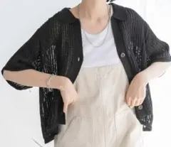 アーバンリサーチSonny Label メッシュシャツカーディガン