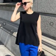 JENNE ノースリーブ　カラーニットのサムネイル