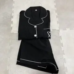 【M】ルームウェア パジャマ 半袖 短パン ハート
