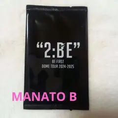BE:FIRSTオンラインくじG賞 トレーディングカードMANATO　B 未開封