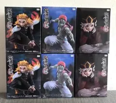 ラウンドワン 鬼滅の刃 ぬーどるストッパーフィギュア 猗窩座 煉獄杏寿郎 童磨