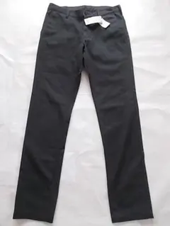新品★ユニクロ 防風 ストレッチスリムフィットチノ W82 ダークグレー