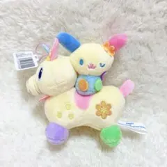 RODY SANRIO ちいさなペアぬいぐるみ ウサハナ
