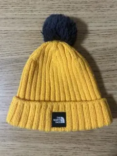 THE NORTH FACE イエローポンポン帽子