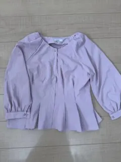 earth music&ecology 薄いピンク 長袖シャツ