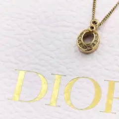 077 Dior CD ラインストール ペンダント ネックレス アクセサリーのサムネイル