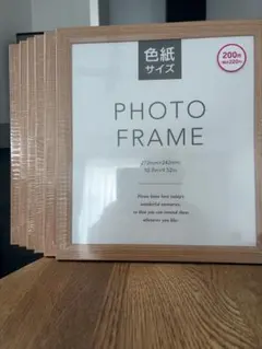 木製フォトフレーム 6個セット 272mm x 242mm
