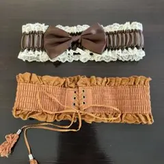 未使用　美品　ゴムベルト ２点セット