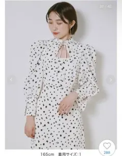 SNIDEL Sustainableデコルテオープンバリエワンピース