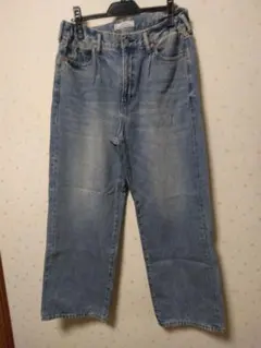 RAGEBLUE 　ルーズフィットデニムバギーパンツ