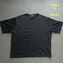 UNIQLO 　AIRism　Black 　クルーネック Tシャツ 4XL
