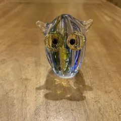 マルティグラス MULTI GLASS クリスタルフクロウ オブジェ