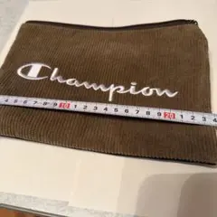 Champion コーデュロイ ポーチ ブラウンのサムネイル