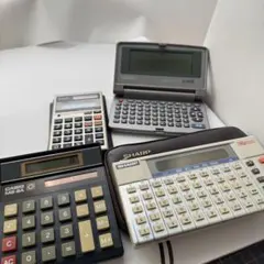 ☆カード電卓等 8台 1970年～1980年代（生産終了品）①National他 