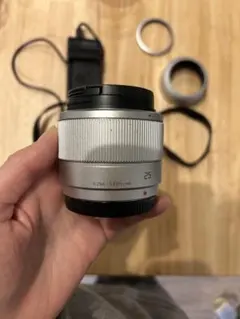 美品 LUMIX G 25mm f/1.7 シルバー 明るい神単焦点レンズ - メルカリ
