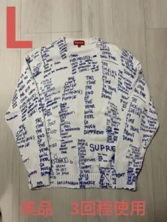 美品使用3回程Supreme Gonz Poems Sweater Whiteのサムネイル