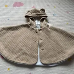 フード付きベビーポンチョ