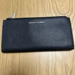 チャールズアンドキース 長財布 ブラック