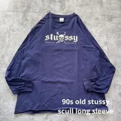 90s old stussy ロンtee スカル fashion victim