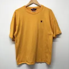 90s チャンピオン champion 無地 Tシャツ マスタードイエロー