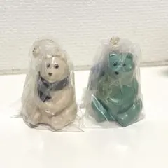 ポーラーベアバンクミニチュアチャーム 2個セット