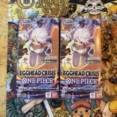 エッグヘッドクライシス　テープカット 2BOX ワンピースカード