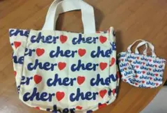cher♡ミニトートバッグ ミニミニポーチセットのサムネイル