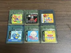 ゲームボーイカラー　ソフト6種