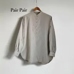 バンドカラーブラウス