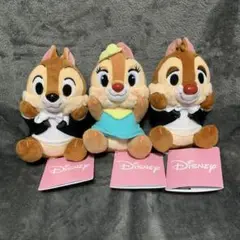 チップ&デール&クラリス ぬいぐるみ リス君は歌姫がお好き 全3種セット チップ&デール&クラリス ぬいぐるみ 〜リス君は歌姫がお好き〜 3