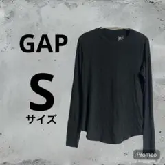 GAP FEATHER T ブラック 長袖 Tシャツ S