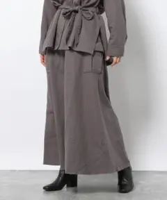 カーゴスカート ひざ丈スカート