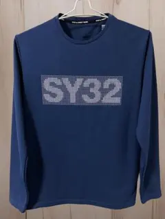 SY32 by sweet years ロングスリーブTシャツ ネイビー ロンT