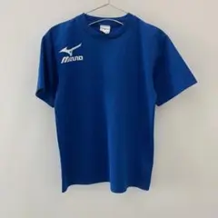 J1170 Mizuno 青 Tシャツ ロゴ入り