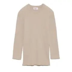 Mila Owen アイボリー リブニット 0