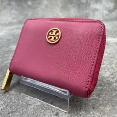 【美品】Tory Burch トリーバーチ 折り財布 サフィアーノ ピンク