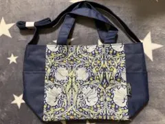ウィリアムモリス×宇治田原製茶場　2WAYショルダーバッグ　ピンパール