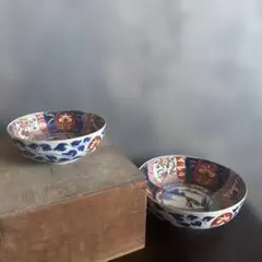 古伊万里 金襴手 蓋付 茶碗2客セット - メルカリ