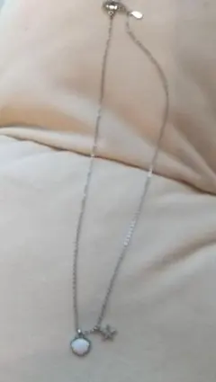 シルバー 星型チャーム ネックレス